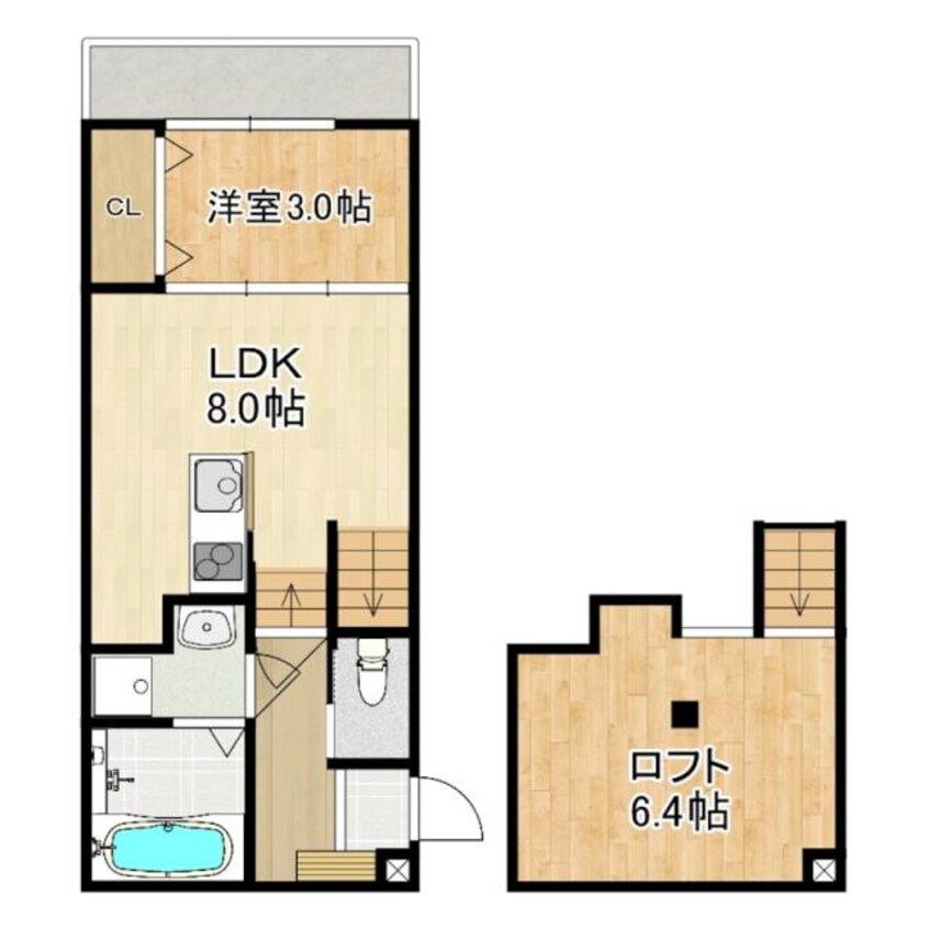 間取図 modern palazzo 諫早Kai