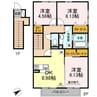 Amour　Grand　Pierre 3DKの間取り