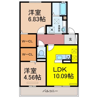 間取図 長崎本線/諫早駅 徒歩25分 1階 築5年