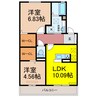 長崎本線/諫早駅 徒歩25分 1階 築5年 2LDKの間取り