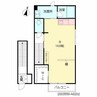 シャーメゾン城内 1Rの間取り