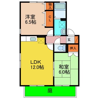 間取図 ロイヤルガーデン仲沖　A棟