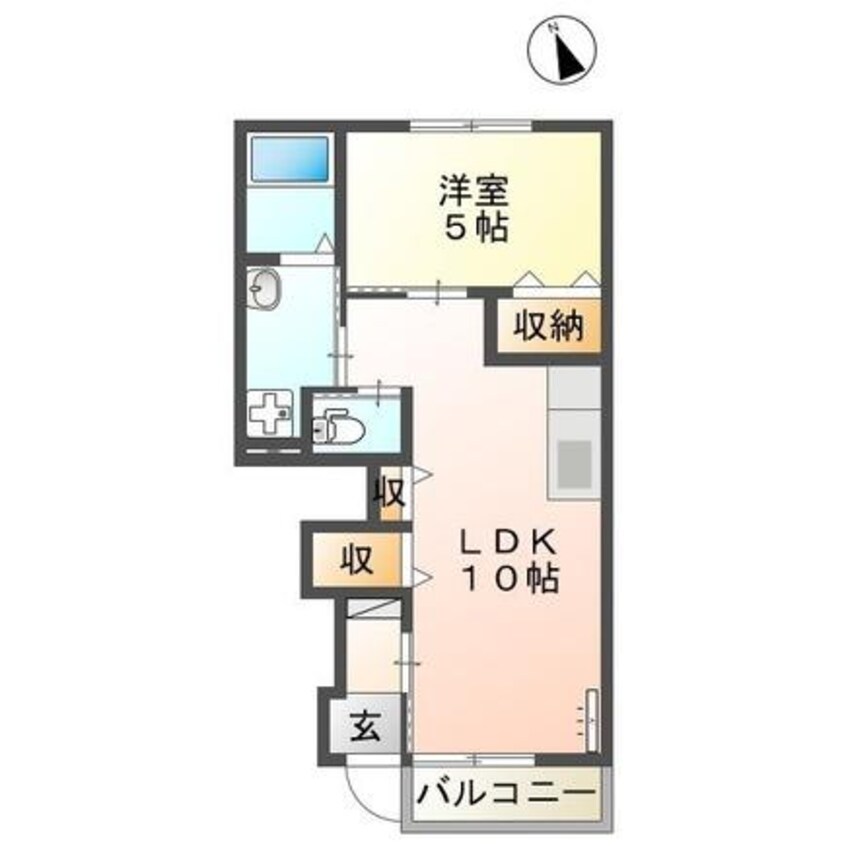 間取図 長崎本線/肥前古賀駅 徒歩11分 1階 築4年