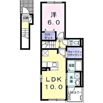 間取図 長崎県営バス(長崎市)/ガーデンシティ西 徒歩3分 2階 築5年