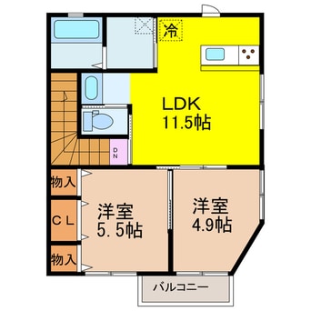 間取図 サニーヒルMASAKI