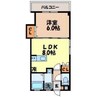 フォレストヴィラ 1LDKの間取り