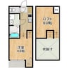 Modern Palazzo Isahaya S.R. 1SKの間取り
