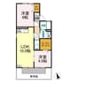 コーポきどこⅡ 2LDKの間取り