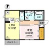 D-room真崎 1LDKの間取り