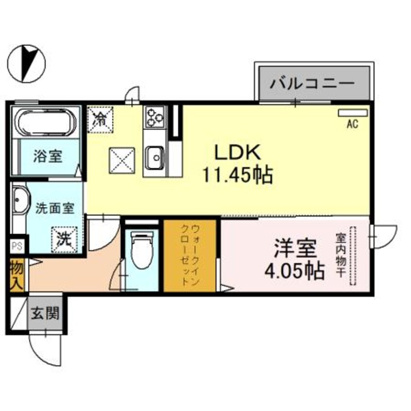 間取図 D-room真崎