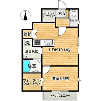 間取図 長崎本線/諫早駅 徒歩14分 1階 築5年