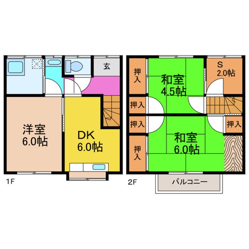 間取図 囲アパート