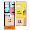 ｃｏｃｏｒｕ 2LDKの間取り