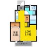 marrone 1LDKの間取り