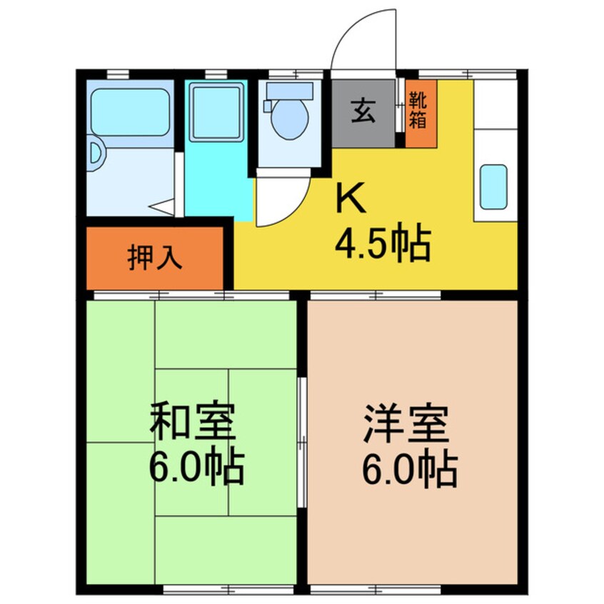 間取図 フォレスト１　