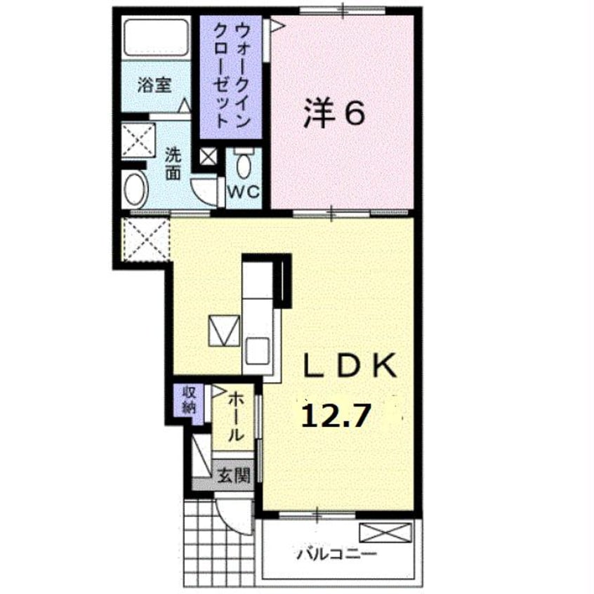 間取図 ベルフィオーレ　彩　Ｂ