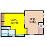 堀川アパート 1LDKの間取り