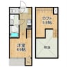 MODERN PALAZZO 貝津GRASSE 1SKの間取り
