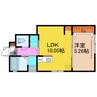 多良見リノッチＡ 1LDKの間取り