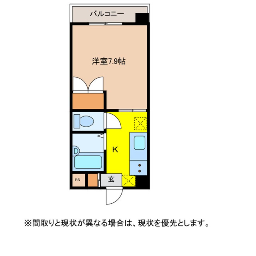 間取図 長崎本線/諫早駅 徒歩5分 1-6階 築20年