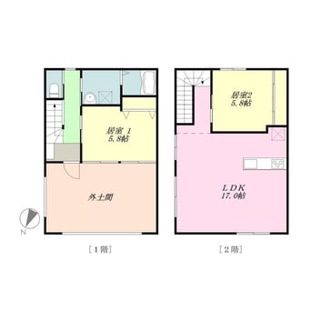 間取図 KAKOI Terrace