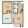 MODERN PALAZZO Isahaya io 1SKの間取り