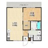 MODERN PALAZZO 矢上 1LDKの間取り