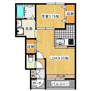 間取り図 Prezia多良見West