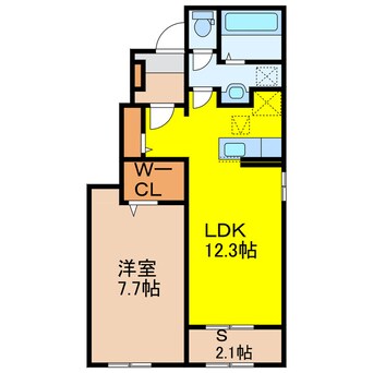 間取図 ＴＫＹ　ヴィレッジC