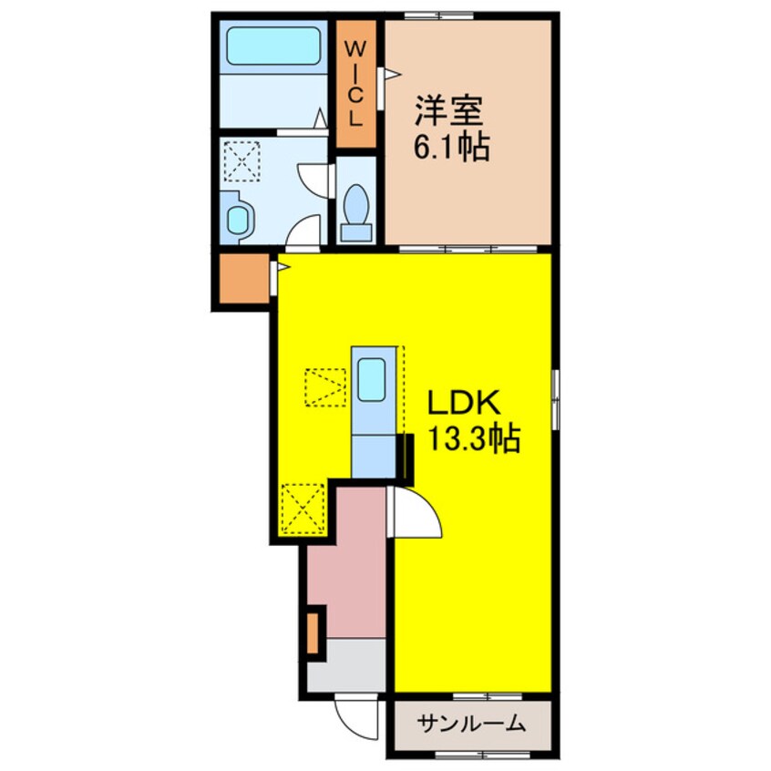間取図 レジデンス　ミルトフリーデンⅠ