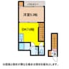 CLIVIA福田 1DKの間取り