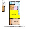エイミーテン 1LDKの間取り