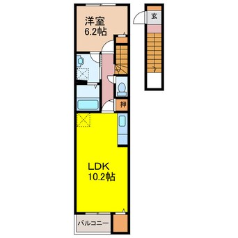 間取図 スカイ　フラワー