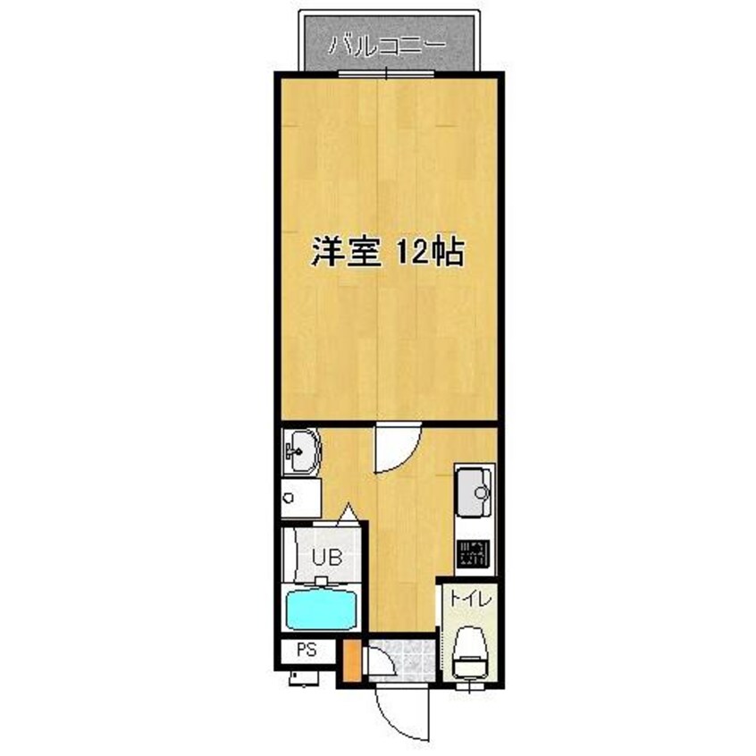 間取図 長崎本線/諫早駅 徒歩24分 2階 築6年