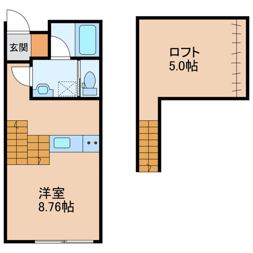 間取図 島原鉄道/森山駅 徒歩5分 1階 建築中