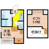 長崎県営バス(長崎市)/毛屋 徒歩4分 1階 1年未満 1SKの間取り