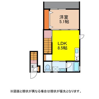 間取図 島原鉄道/愛野駅 徒歩10分 2階 建築中