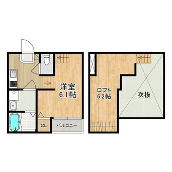 間取図 長崎本線/東諫早駅 徒歩5分 2階 1年未満