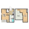 MODERN PALAZZO 福田町B棟 1SKの間取り