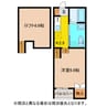 アレグリア大島Ⅱ 1SKの間取り