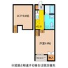 アレグリア大島Ⅱ 1SKの間取り