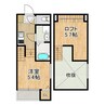 MODERN PALAZZO 宇都 ai second　 1SKの間取り