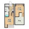 MODERN PALAZZO 宇都 ai second　 1SKの間取り