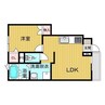 レジデンスS1 1LDKの間取り