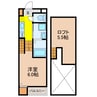 オリーブ平山 1SKの間取り