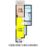 エアリア多良見中里 1LDKの間取り
