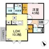 グレイス高来 1LDKの間取り