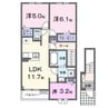 ビエント　デ　ルイ 3LDKの間取り