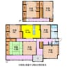 川内町貸一戸建 7LDKの間取り