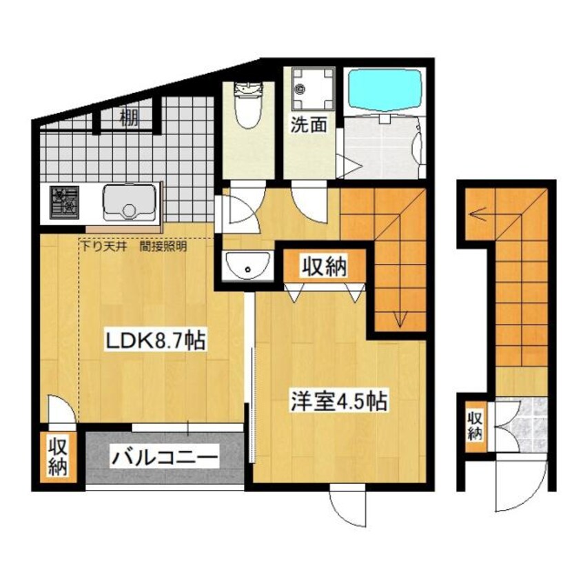 間取図 Prezia福田